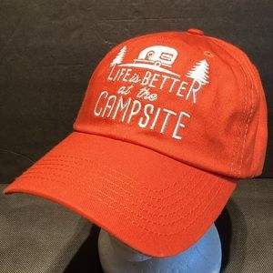 Life is Better at the Campsite adjustable strap hat by Camco